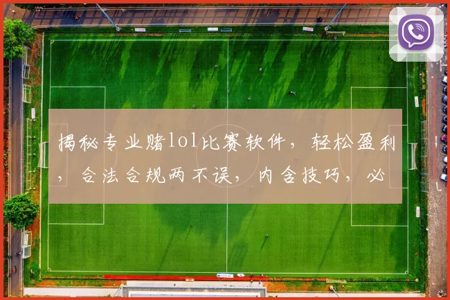 揭秘专业赌lol比赛软件，轻松盈利，合法合规两不误，内含技巧，必看